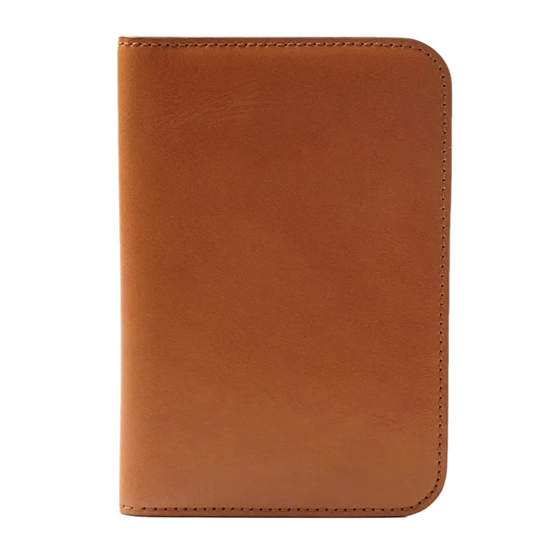 Purdey Leather Passport Cover London Tan